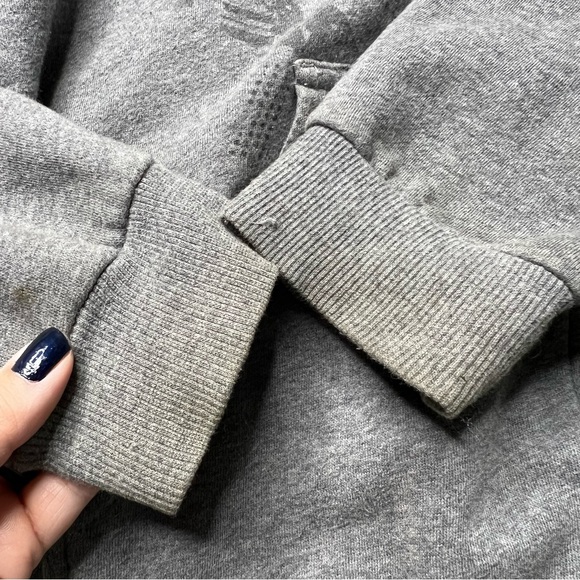 Vintage Y2K DC Skateboarding Grunge Zip Up Front Logo Hoodie Jacket in Gray - Picture 8 of 9